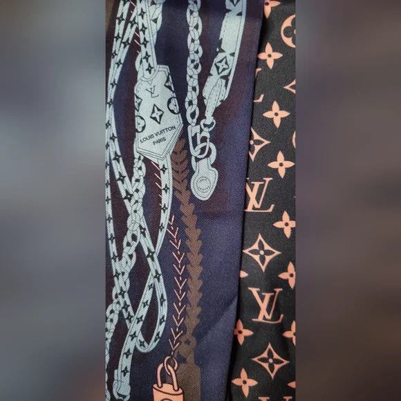 Hair Tie,Twilly, Scarf-100% SilkFashion - Picture 4 of 5